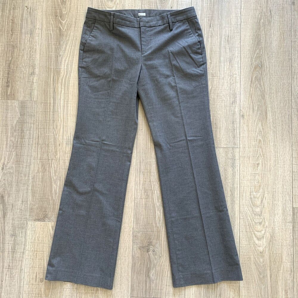 Gap Stretch Trousers Pants Career Gray Womens 8 Regular